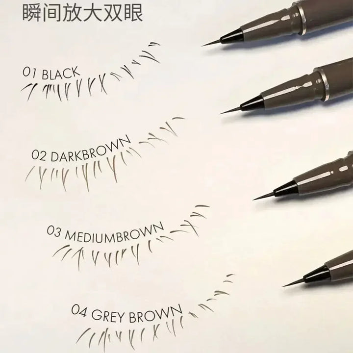 Rynx | Ultra-fine head liquid eyeliner pen sweat-proof long-lasting lying silk worm pen matte black eyeliner under eyelashes makeup cosmetics