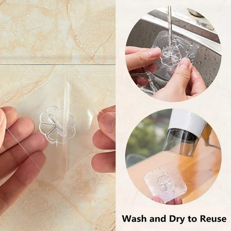 Lisslune | Moisture-resistant Wall Hook Set for Seamless Kitchen and Bathroom Organization