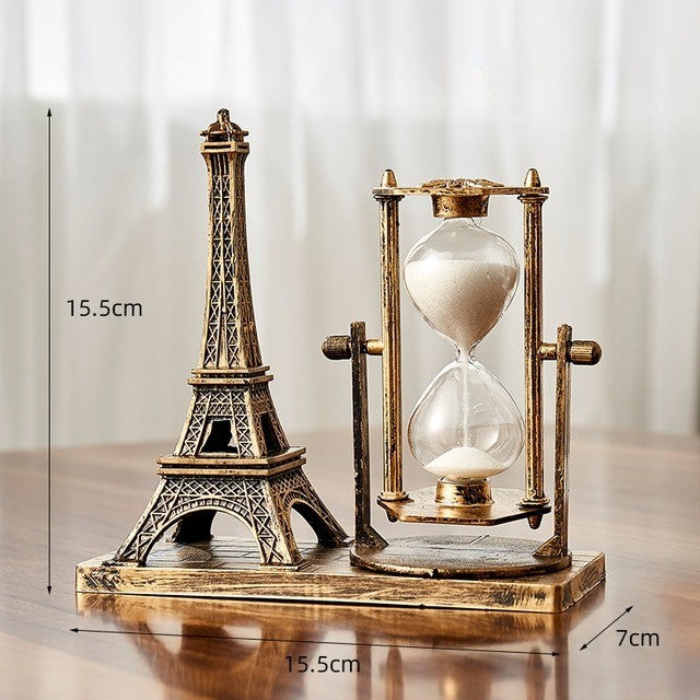 Lisslune | Time Charmer Metal Hourglass Decor
