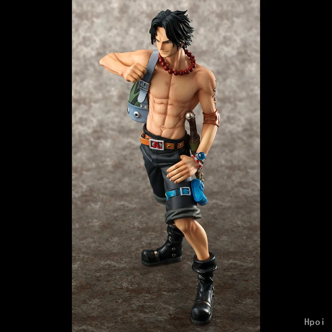 Lisslune | Figur One Piece DX10th Anniversary Fire Fist Escal D Ace Ruffy Brother Toy Japan Anime Collector Figures PVC Model Toy
