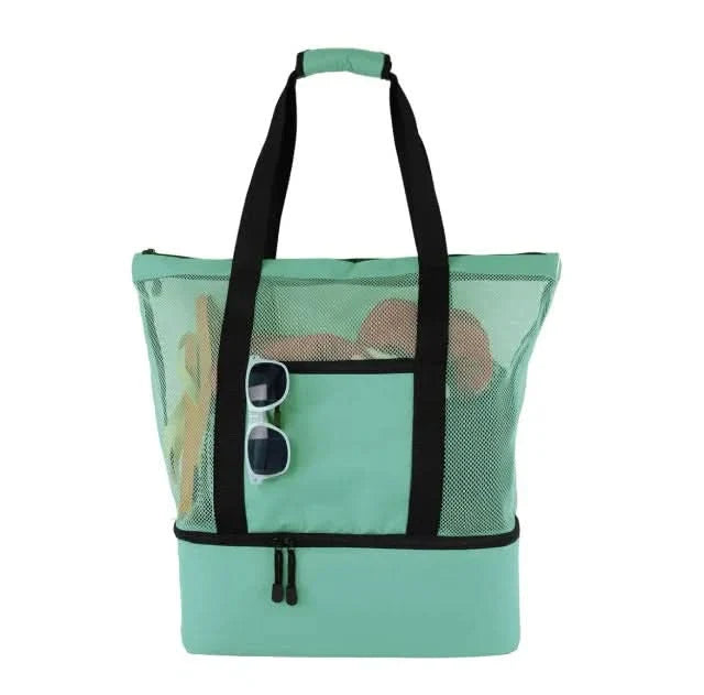 Lisslune | MESH PICNIC & BEACH BAG – Waterproof picnic & beach bag with double layer & high capacity