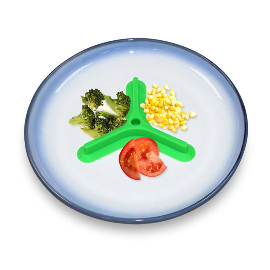 Lisslune | Food-Grade Silicone 3-Compartment Food Separator