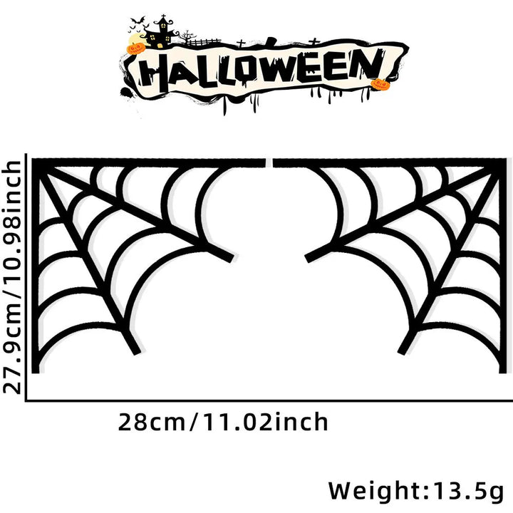 Rynx | Halloween Door Frame Decoration, Bats, Pumpkins, Spider Webs, Door and Window Corner Stickers, Halloween Home Decor