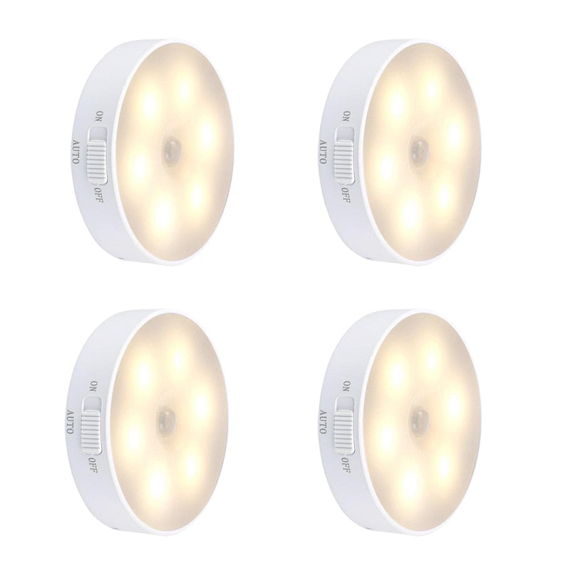 Lisslune | Sticky LED Motion Sensor Mini Night Lamp