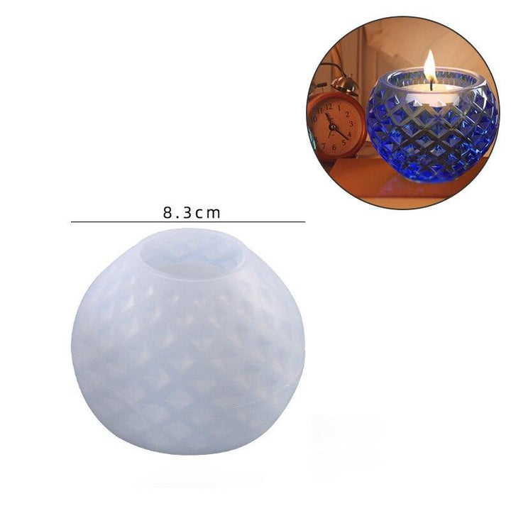 Lisslune | Silicone mold set for creative candle jars and flower planters