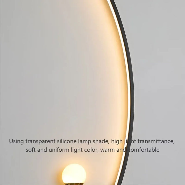 Lisslune | Contemporary Edge Wall Lamp – Black & Gold Indoor/Outdoor Lighting for Modern Spaces