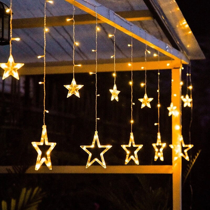Lisslune | Solar Moon Star Lamp LED String Lights Decoration