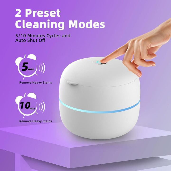 Lisslune | UltraClean Pro: Multi-Functional Ultrasonic Cleaner with UV Sanitizing Lights
