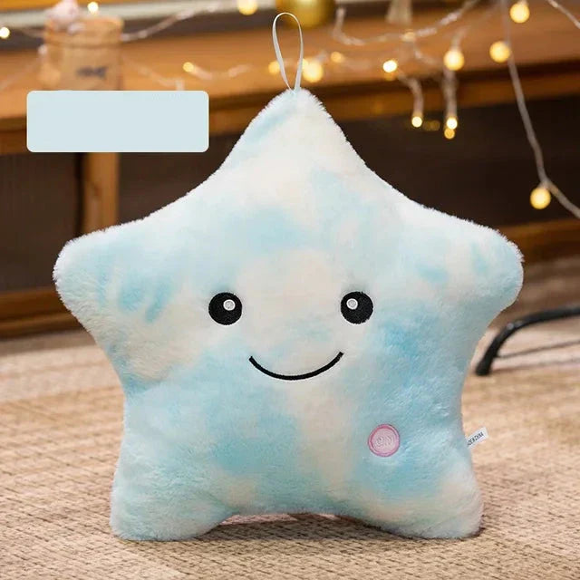 Lisslune | LED Star Plush Light - Soft Glow Star Pillow Doll, Plush Toy for Kids & Home Decor, Perfect Birthday Gift