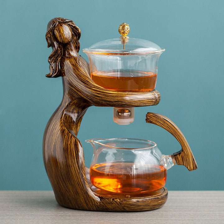 Lisslune | Dreamy Mermaid Wooden Teapot