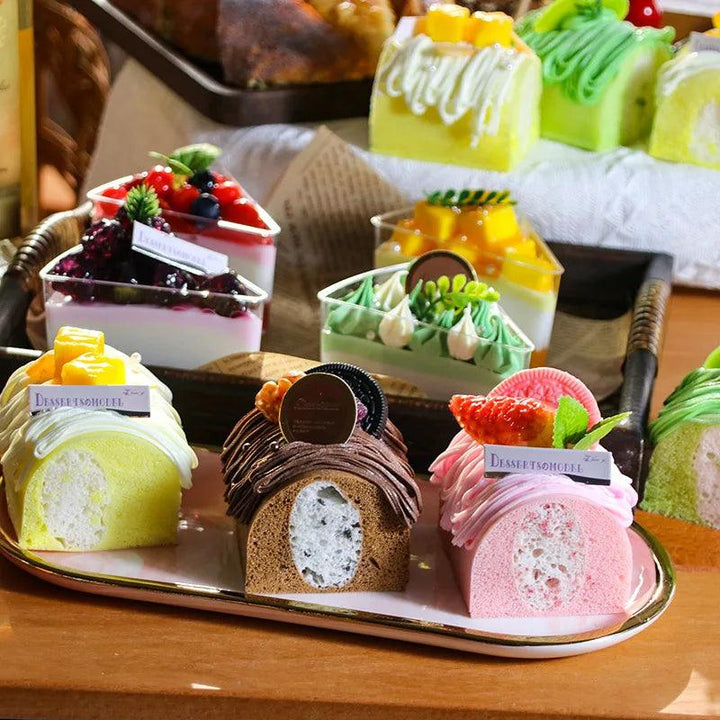Lisslune | Realistic Synthetic Fruit Cake Model for Home Decor and Photography - 1 pc. FCYY-MIX2