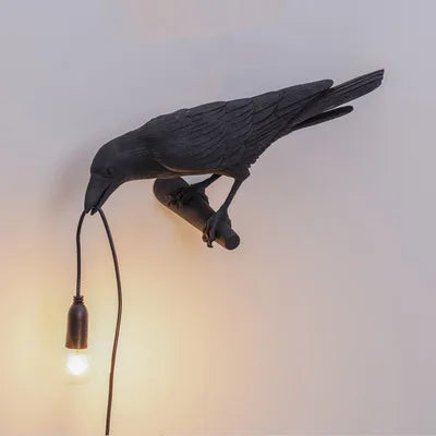 Lisslune | Modern Lucky Bird Table Lamp – Creative Resin Animal Design for Bedroom and Living Room