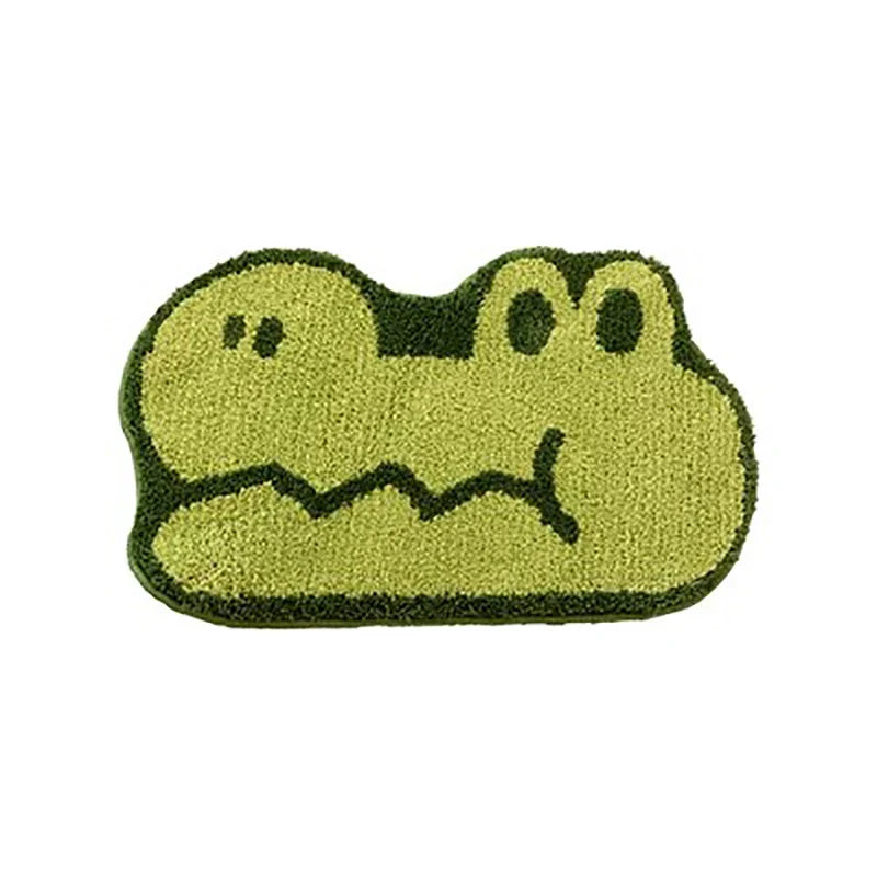 Rynx | Tuffing Cartoon Animal Bathroom Mat Elephant Crocodile Carpet Bath Mat Rug Floor Pad Doormat Kawaii Living Room Kids Room Decor