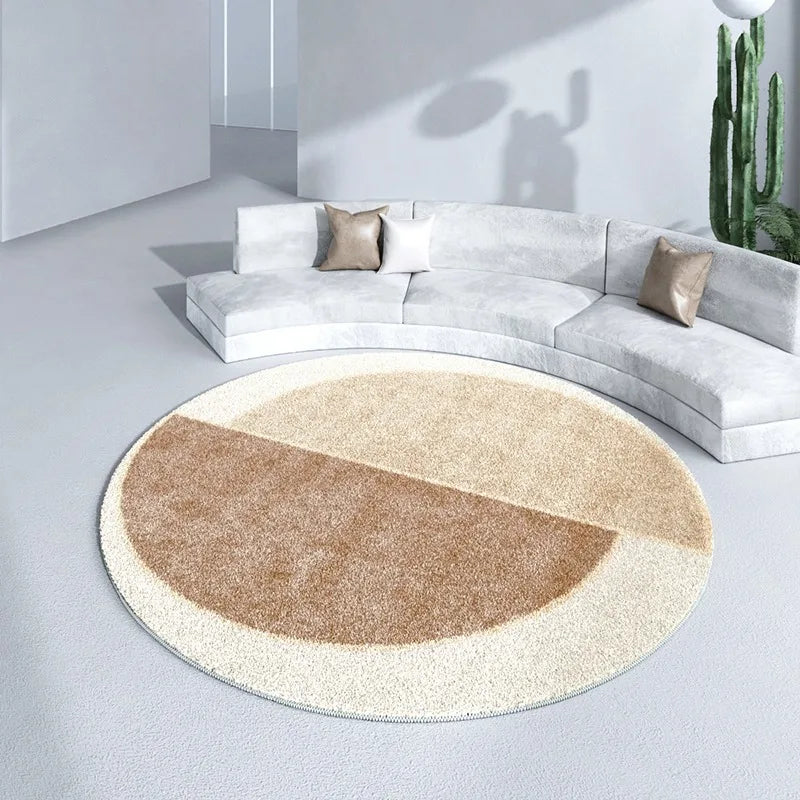 Rynx | Irregular Living Room Rugs Modern Style Carpet Thick Coffee Table Rugs Soft Comfortable Bedroom Carpet Geometric Decorative Rug