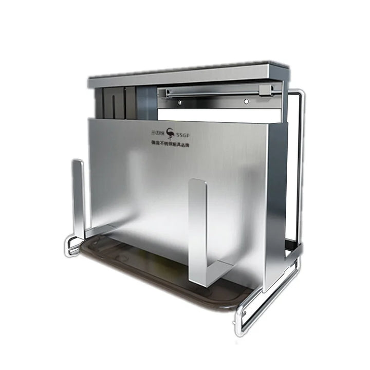 Lisslune | Stainless Steel Wall Mounted Knife Organizer Rack