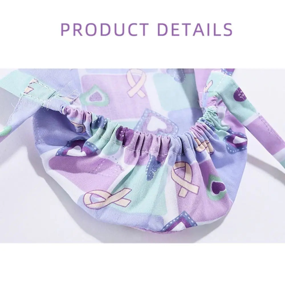 Lisslune | Adjustable surgical cap with ponytail holder and buttons