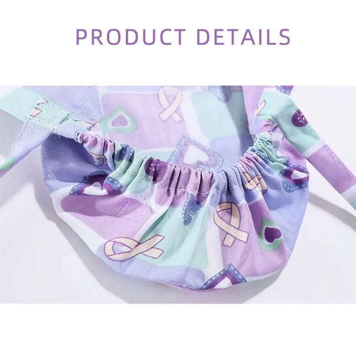Lisslune | Adjustable surgical cap with ponytail holder and buttons