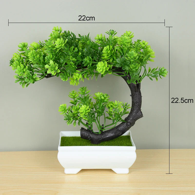 Rynx Artificial Plants Bonsai Small Tree Pot Artificial Plant Flowers Potted Plants Ornaments For Home Room Table Decoration Hotel Garden Decor