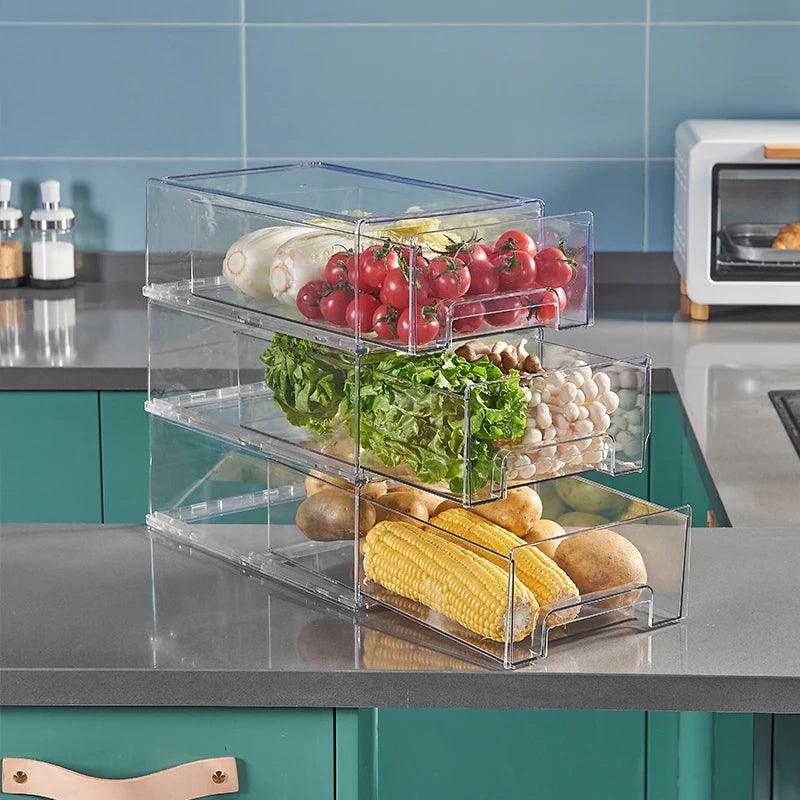 Lisslune | Refrigerator organization freshness container - Ultimate storage solution for neat cooling