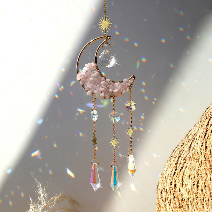 Lisslune | Crystal Sun Catcher Moon Decor