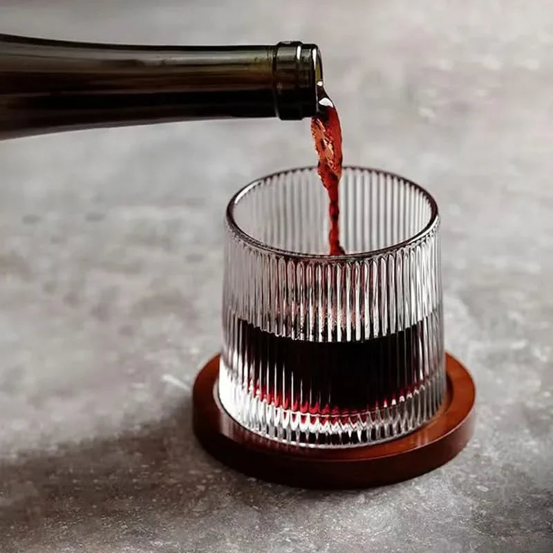 Lisslune | Spinning Japanese Edo Whiskey Glass Set
