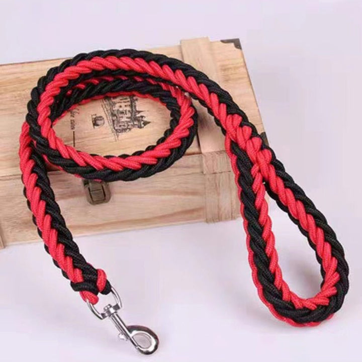 Lisslune | Braided short dog leash for large dogs