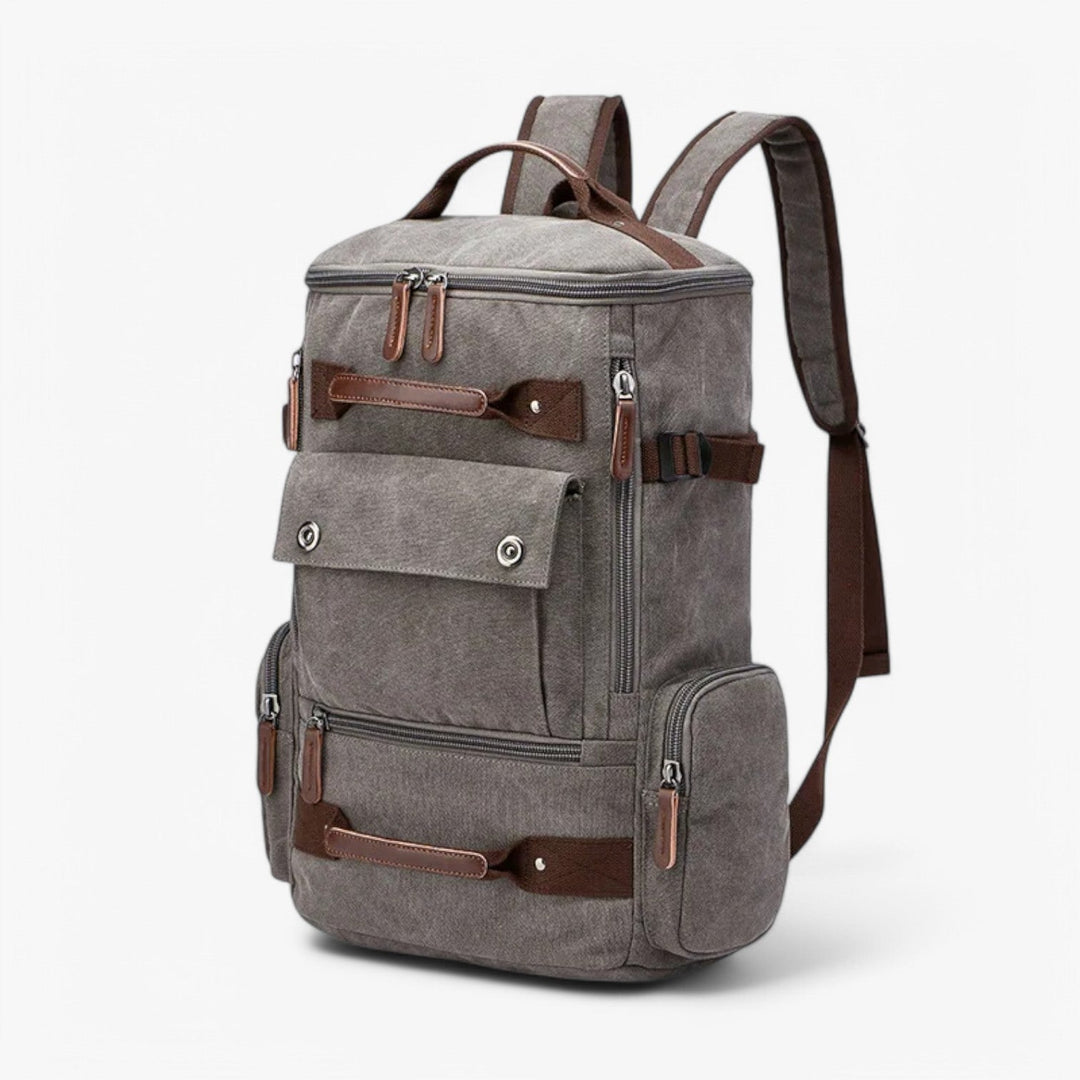 Lisslune | Vintage Canvas Backpack – Stylish & Functional with Laptop Compartment for Everyday & Adventure