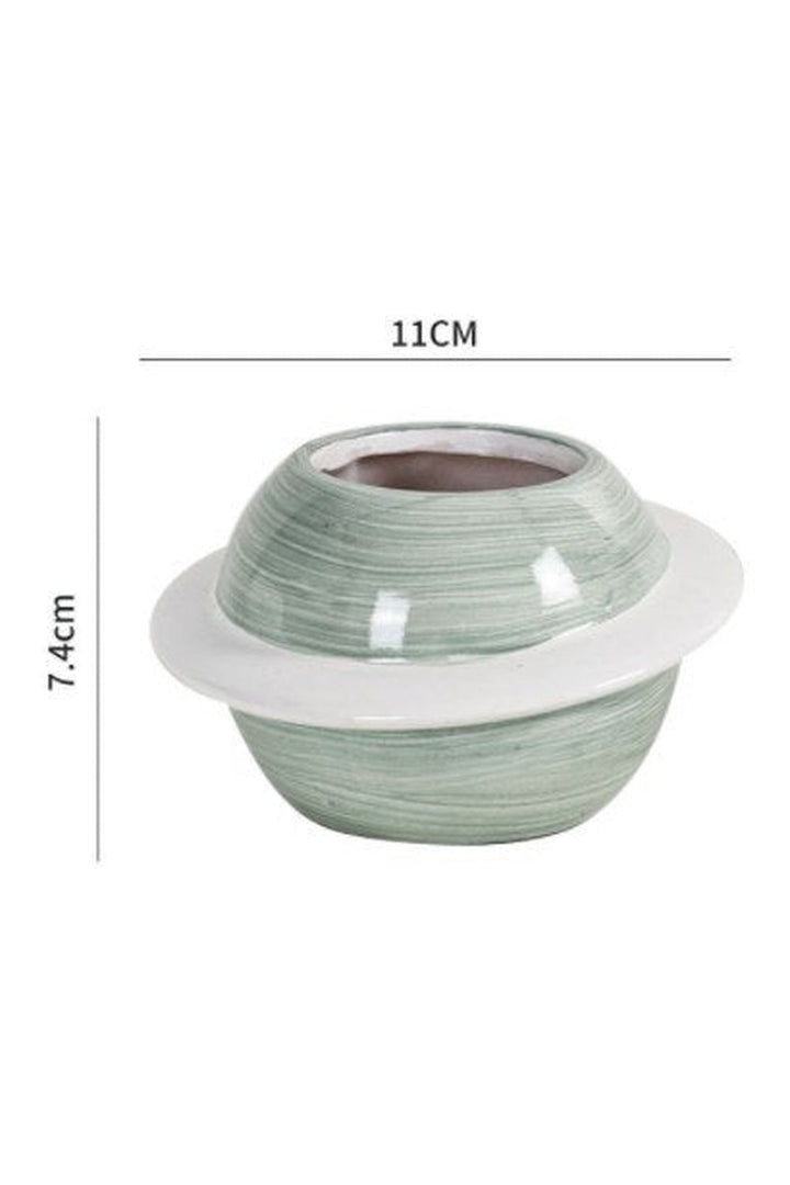 Lisslune | Motif ceramic pot for succulents