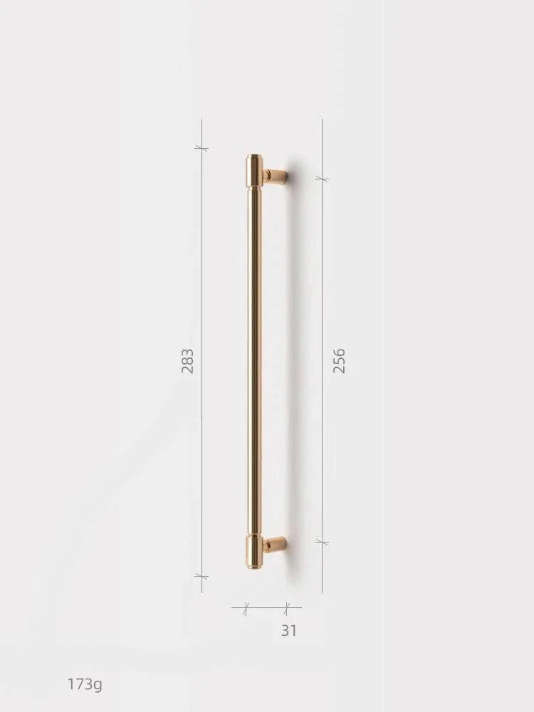 Lisslune | Retro Brass Cabinet Handles - Chic Vintage Pull Handles for Furniture Revitalization