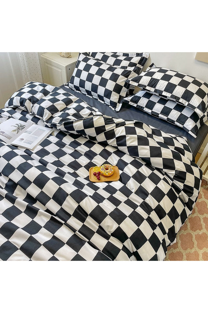 Lisslune | Checkered bedding collection