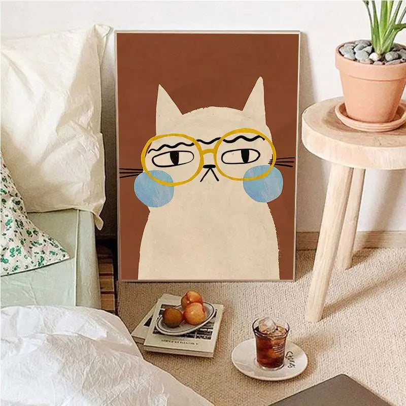 Lisslune | Vintage Cartoon Canvas Art