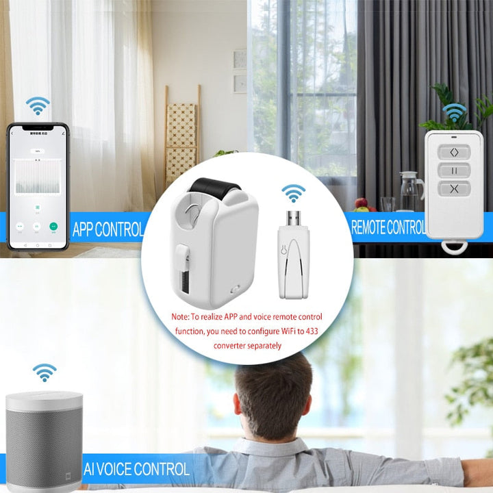 Lisslune | Smart Remote Control Curtain Opener