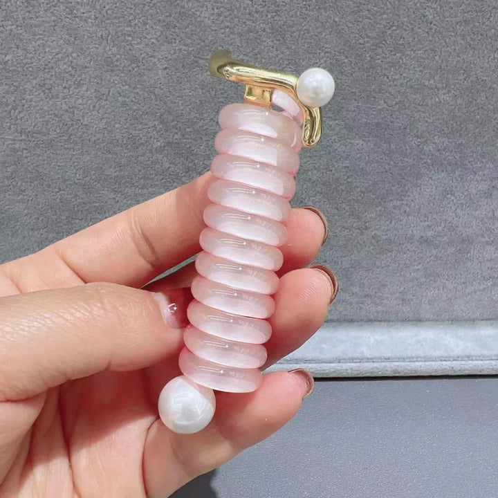 Rynx | Japanese Fashion Style Spiral Hairband Metal Tpu Hair Bands for Girls and Women Hair Accessories