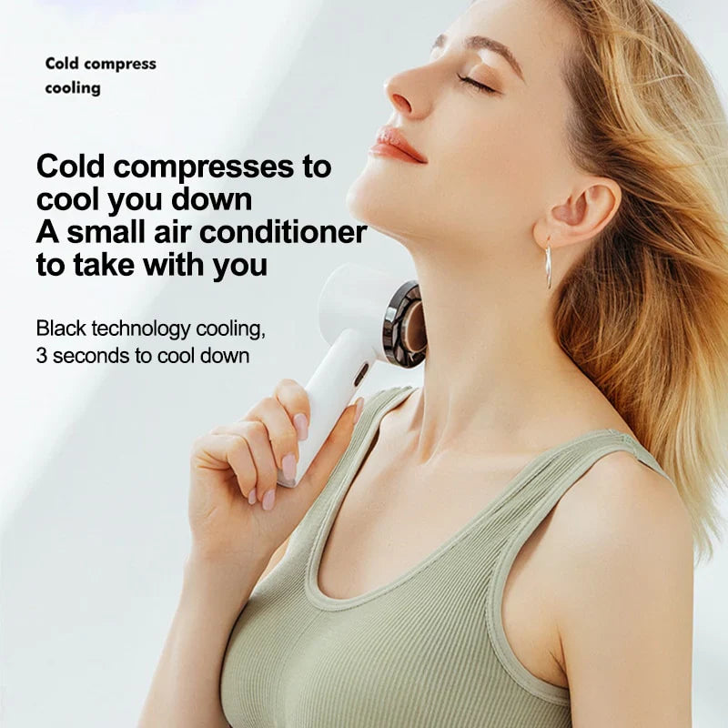 Lisslune | Portable Air Conditioner Cooling Fan | Compact, Lightweight & Ideal for Home, Office & Outdoor Use | Portable Handheld Fans