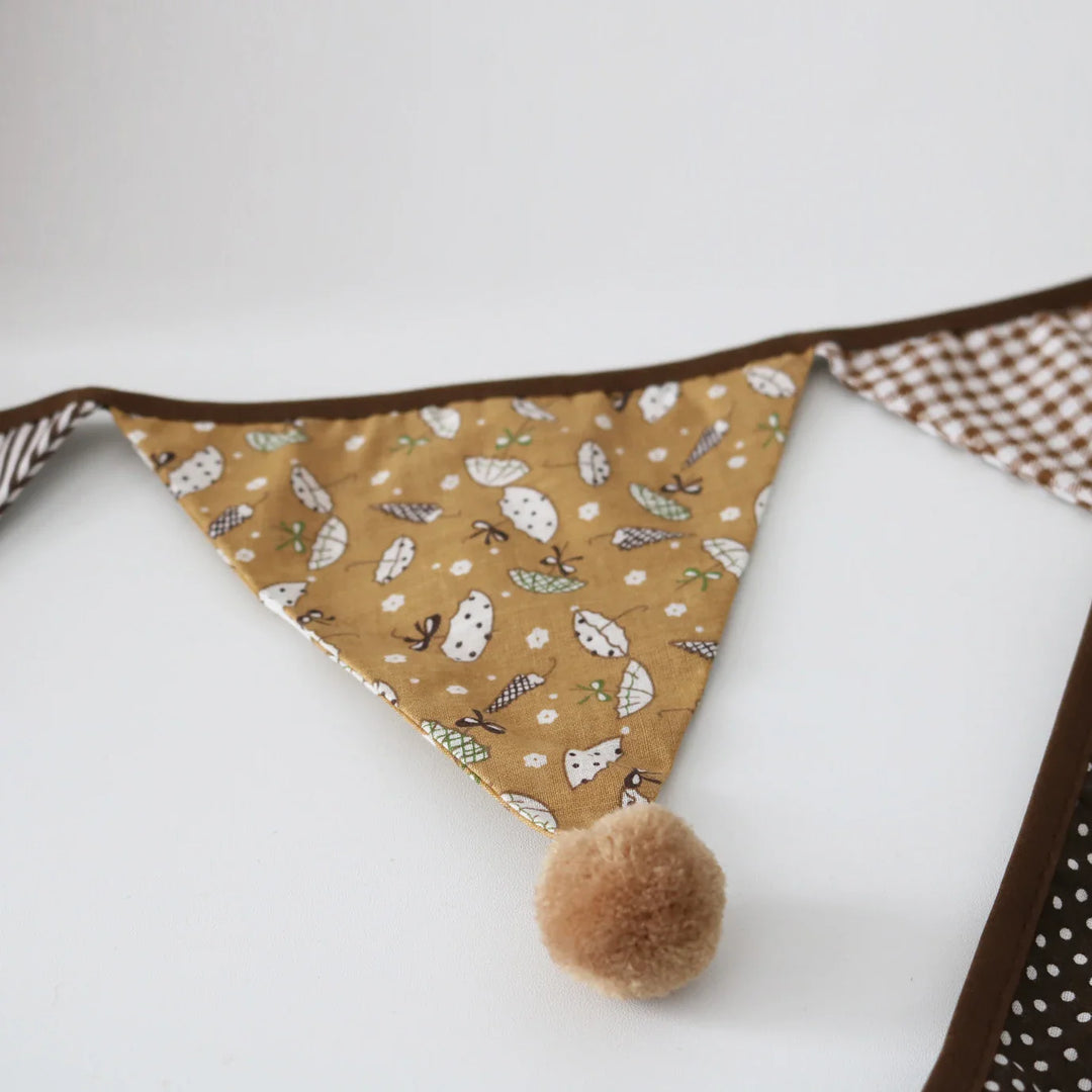 Rynx | Nordic Style Hanging Decorations Cotton Dots Floral Garland Children's Room Accessories Home Party Wedding Wall Children's Room Decoration