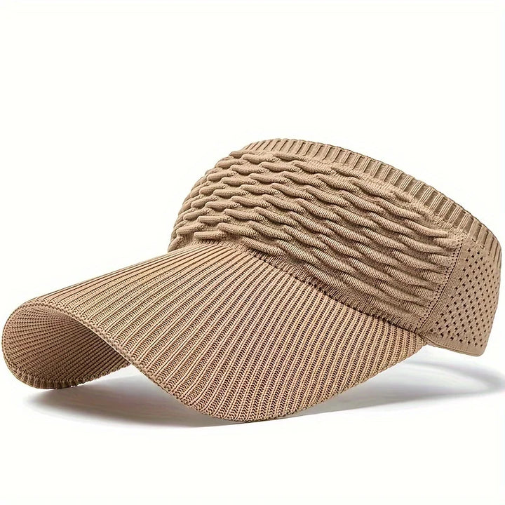 Rynx | 1pc Women's Anti-UV Sun Hats Breathable Adjustable Blank Top Visor Caps for Tennis Golf Running Travel Beach Sports Outdoor Hat