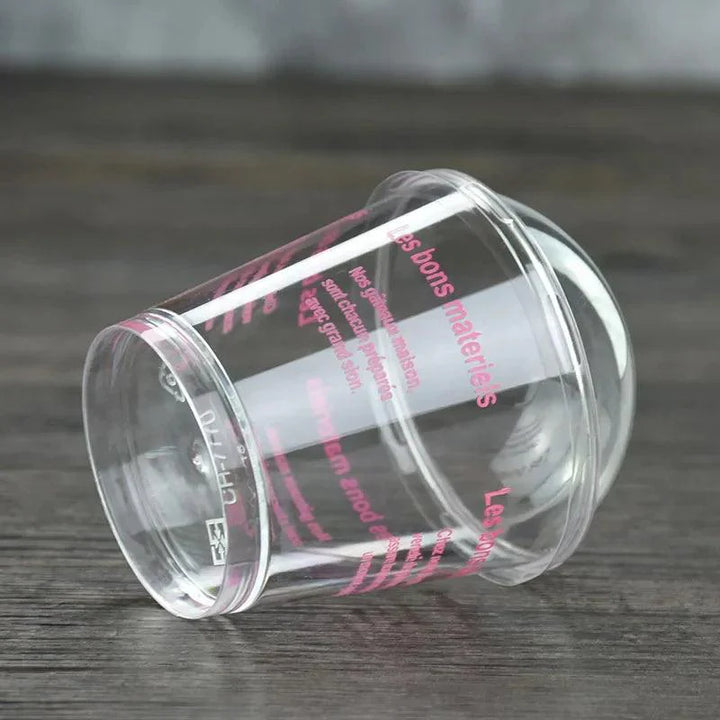 Lisslune | Elegant clear dessert cup collection with lids and spoons - Perfect for ice cream, yogurt, and mousse