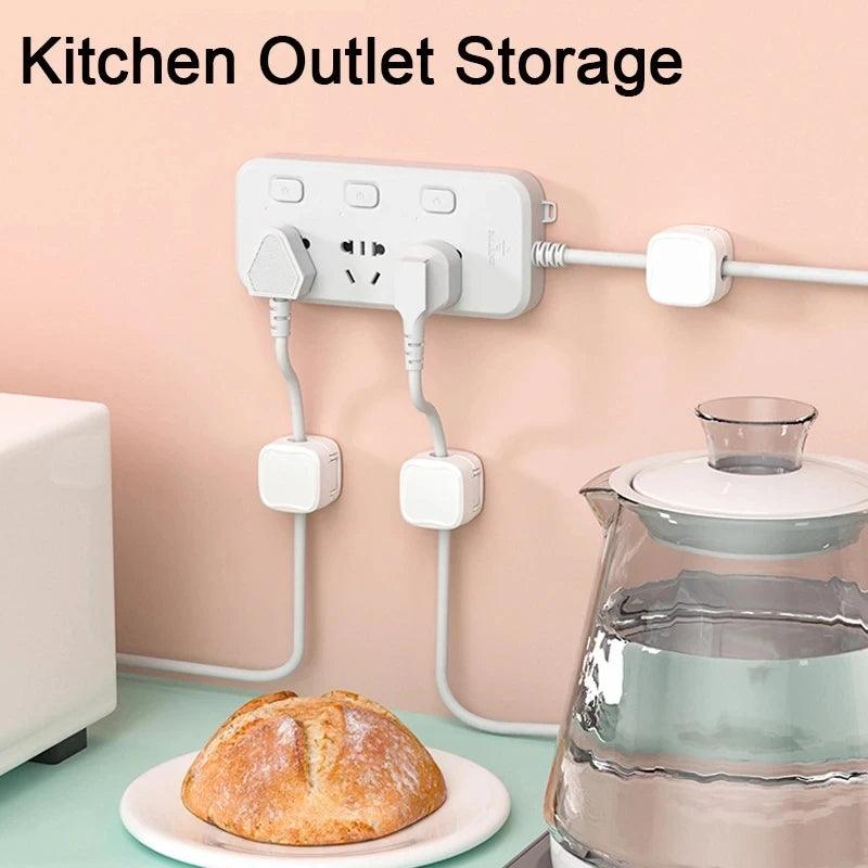 Lisslune | Magnetic Cable Organizer with 360° Rotatable Clamping System