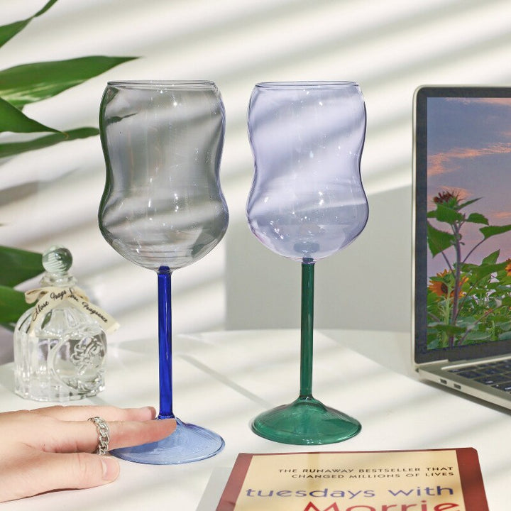 Lisslune | 2-colored Chubby wine glass