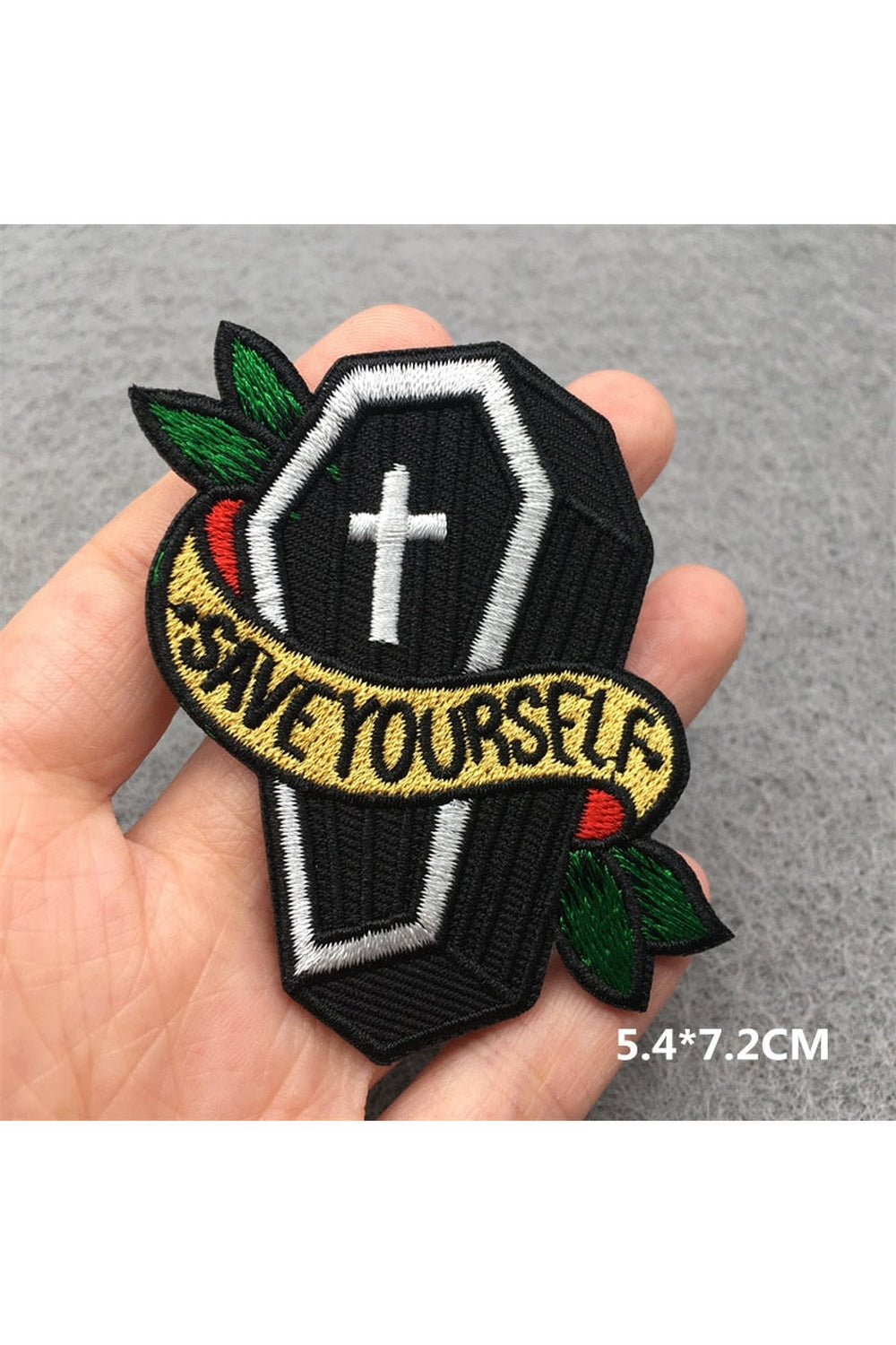 Lisslune | Punk embroidered patch set