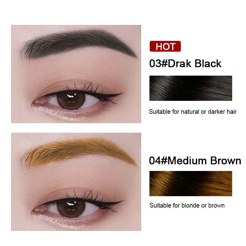 Rynx | 1PC sealed, colored eyebrow cream, natural three-dimensional waterproof, sweat-proof, non-fading, non-fading eyebrow powder eye makeup