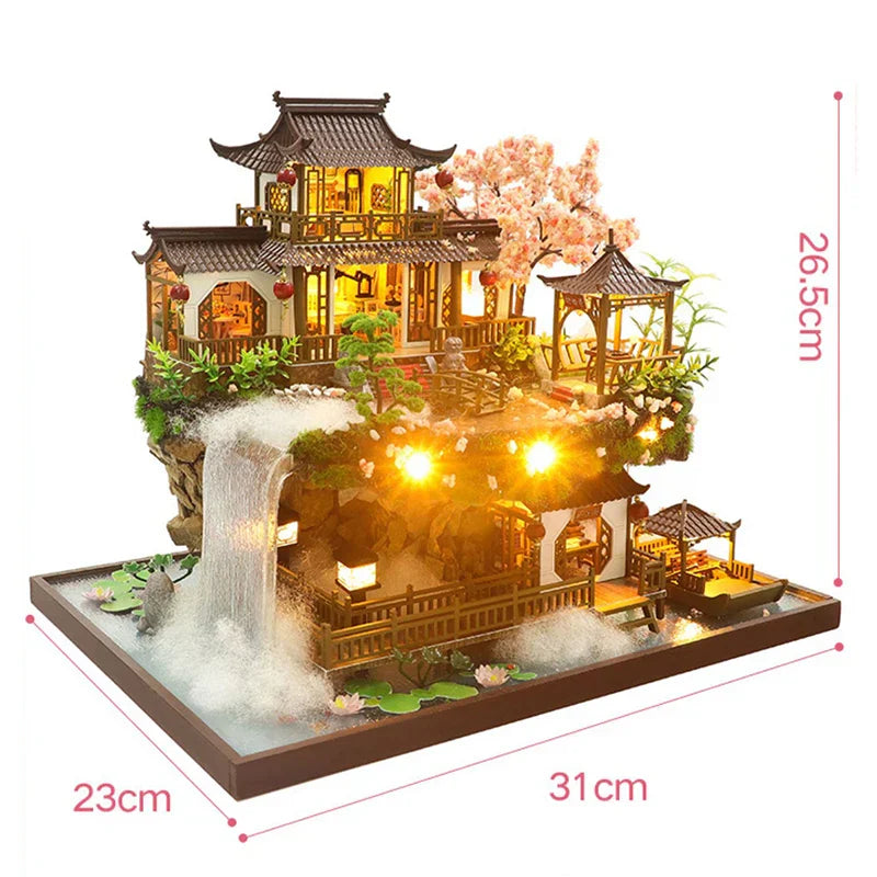 Lisslune | DIY Wooden Chinese Ancient Casa Miniature Building Kit
