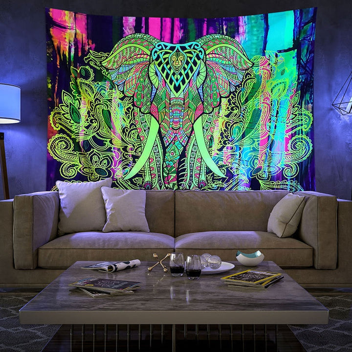 Lisslune | Colorful Glowing Luminous Tapestry