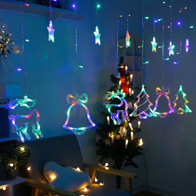 Lisslune | Solar Moon Star Lamp LED String Lights Decoration