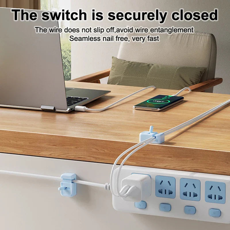 Lisslune | Quick Grip Sticky Cable Organizer Lock