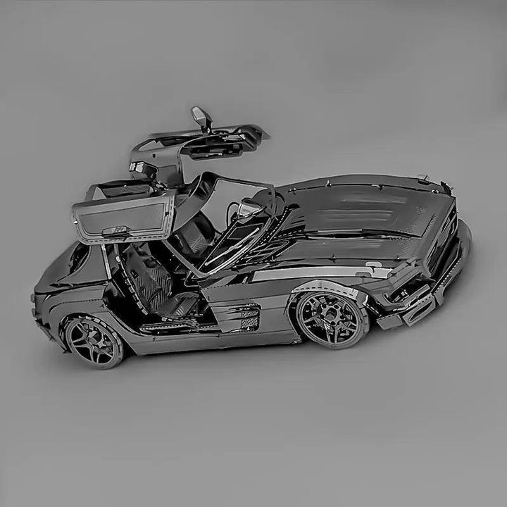 Lisslune | Butterfly Wings Metallic Sports Car 3D DIY Model Kit for Creative Builders