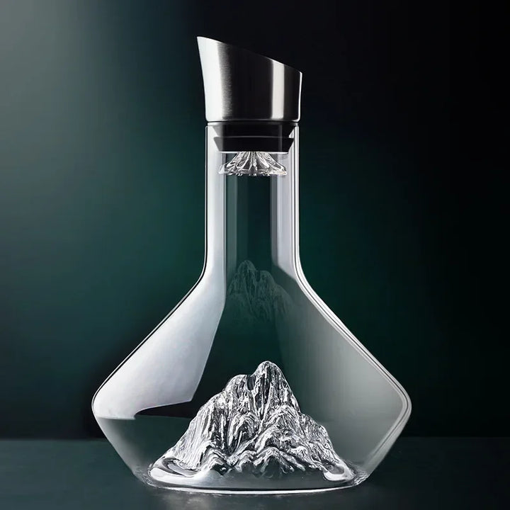 Lisslune | 1500ml Iceberg Decanter Creative Lead-Free Crystal Material Luxury High-Quality Home Red Wine Distributor Decanter Wine Jug
