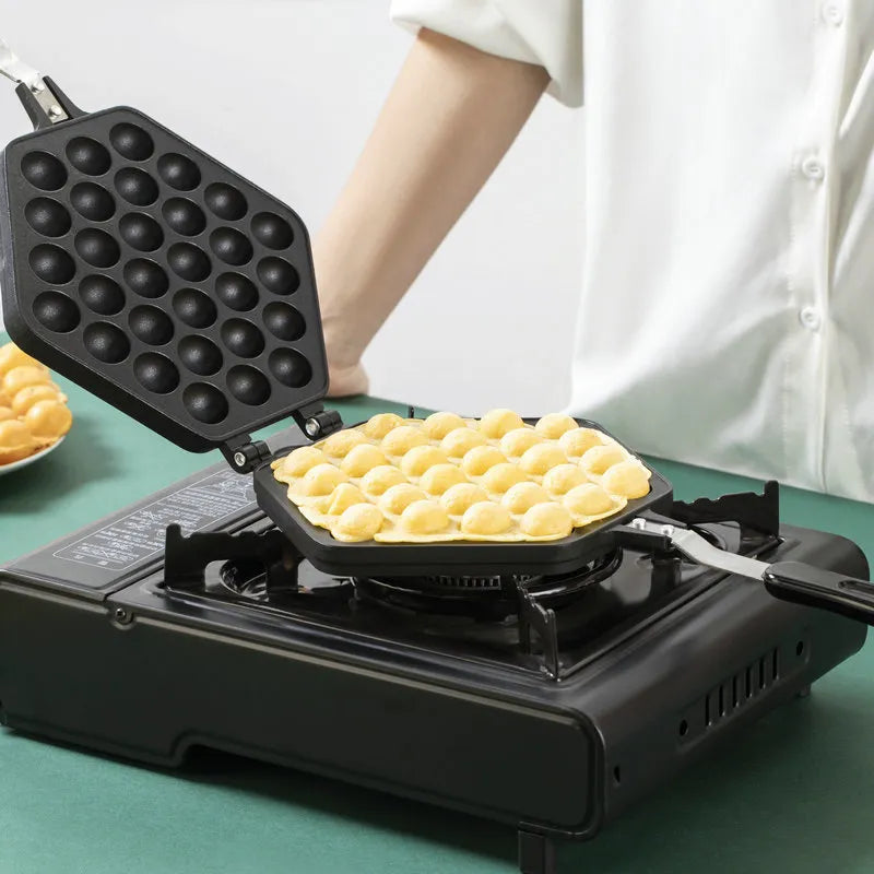 Lisslune | Non-Stick Bubble Egg Waffle Maker Pan