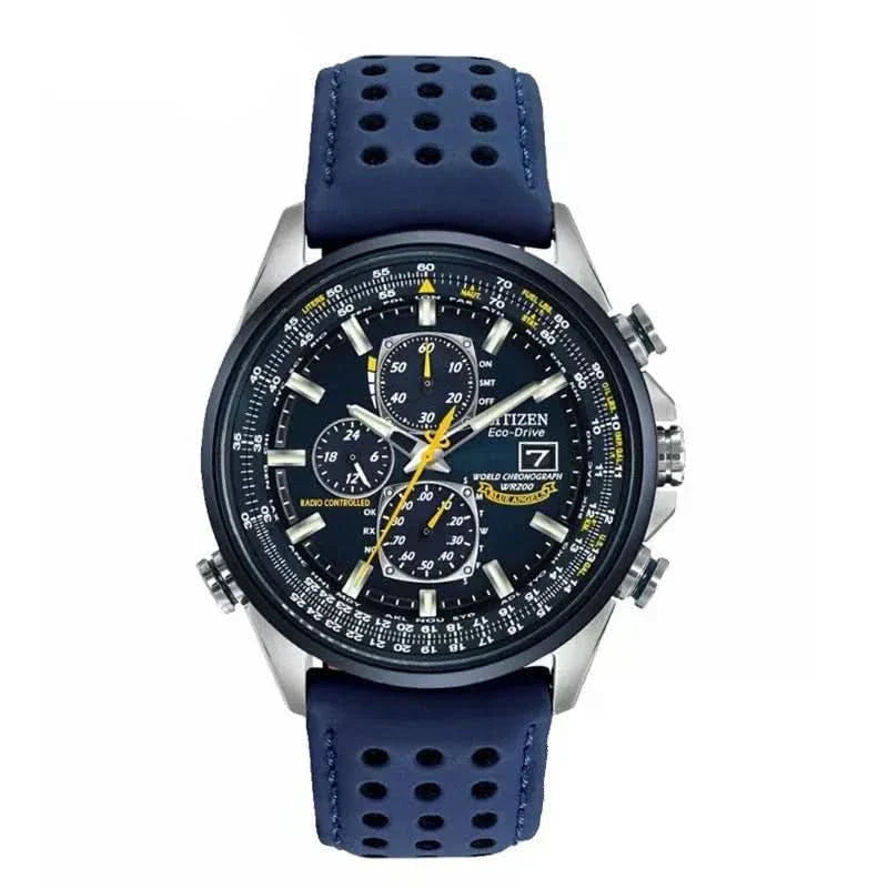 Lisslune | Men’s Stainless Steel Chronograph Watch with Calendar