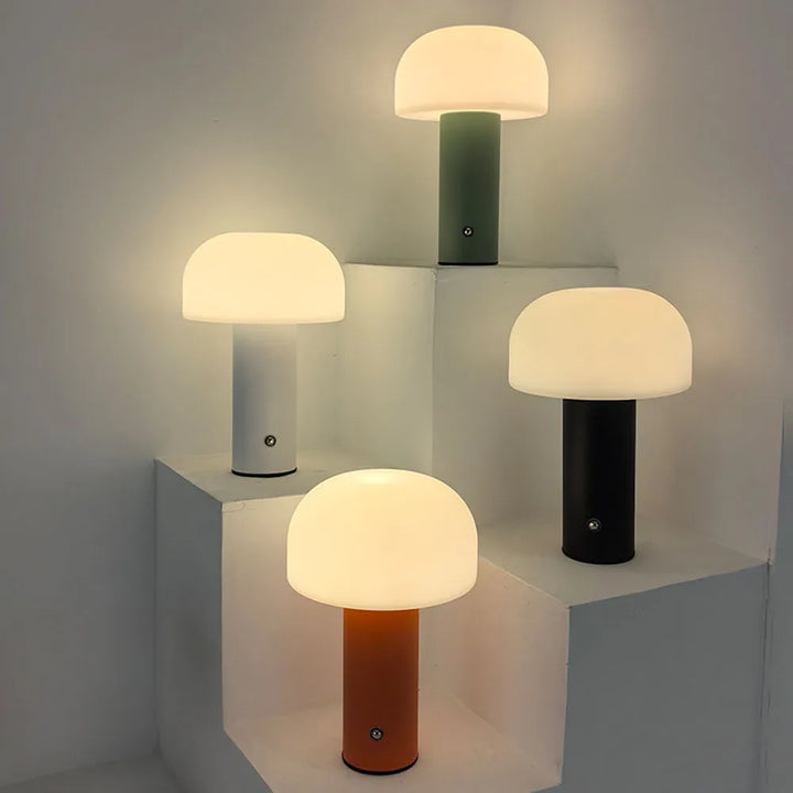 Lisslune | Dimmable Rechargeable Mushroom Lamp
